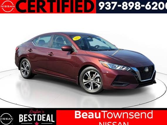 NISSAN SENTRA 2022 3N1AB8CV0NY296142 image