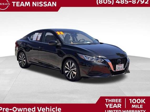 NISSAN SENTRA 2022 3N1AB8CVXNY225076 image