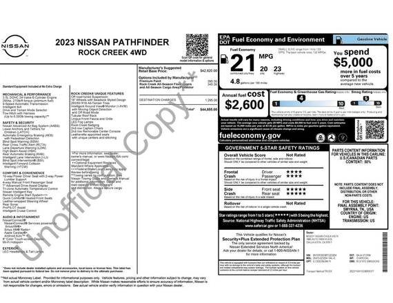 NISSAN PATHFINDER 2023 5N1DR3BD8PC223254 image