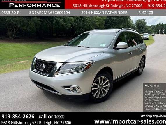 NISSAN PATHFINDER 2014 5N1AR2MN6EC600194 image