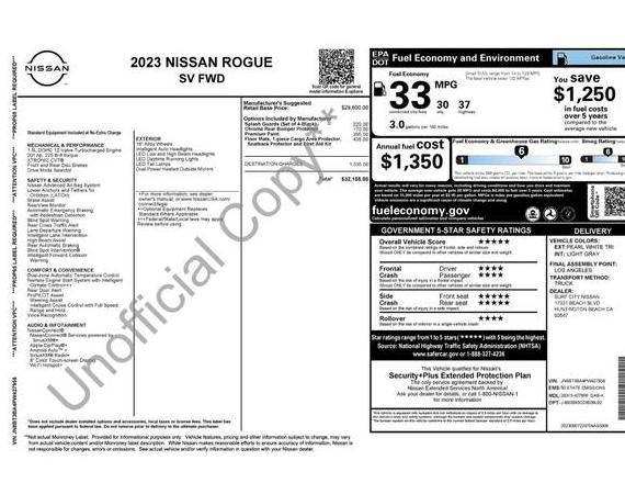 NISSAN ROGUE 2023 JN8BT3BA4PW427958 image NISSAN ROGUE 2023 JN8BT3BA4PW427958 image