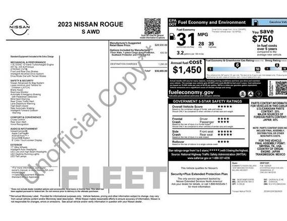 NISSAN ROGUE 2023 5N1BT3AB8PC819795 image