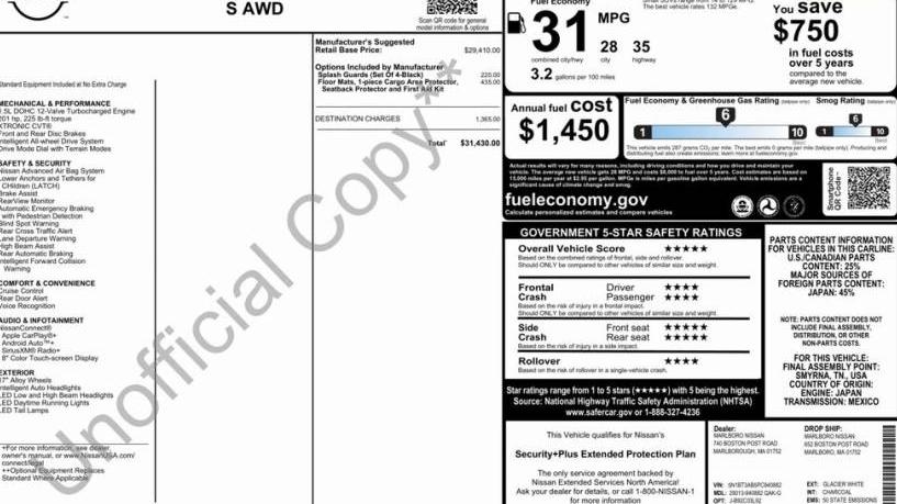 NISSAN ROGUE 2023 5N1BT3AB5PC940882 image