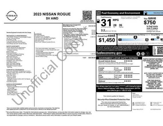 NISSAN ROGUE 2023 5N1BT3BB7PC771074 image NISSAN ROGUE 2023 5N1BT3BB7PC771074 image