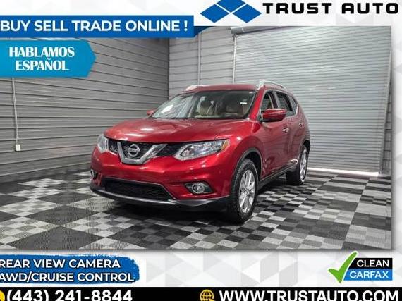 NISSAN ROGUE 2016 KNMAT2MVXGP699636 image