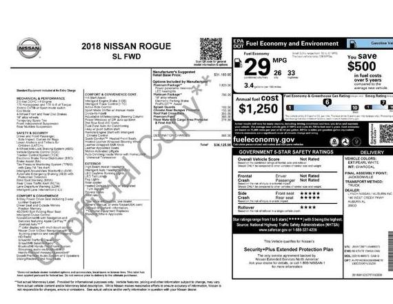 NISSAN ROGUE 2018 JN8AT2MT1JW488373 image