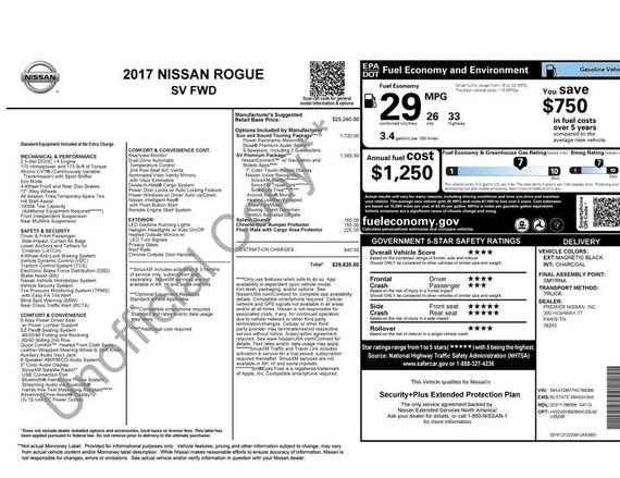 NISSAN ROGUE 2017 5N1AT2MT7HC766308 image