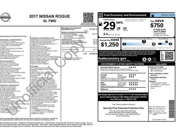 NISSAN ROGUE 2017 5N1AT2MT5HC756716 image NISSAN ROGUE 2017 5N1AT2MT5HC756716 image