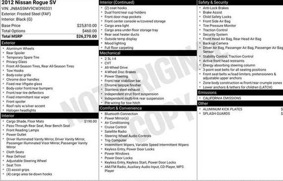 NISSAN ROGUE 2012 JN8AS5MV9CW390331 image