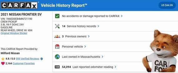 NISSAN FRONTIER 2021 1N6ED0EB4MN721190 image