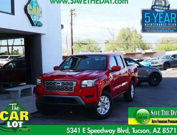NISSAN FRONTIER 2022 1N6ED1EJ0NN626298 image