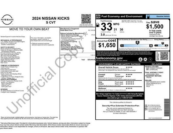 NISSAN KICKS 2024 3N1CP5BV4RL594092 image