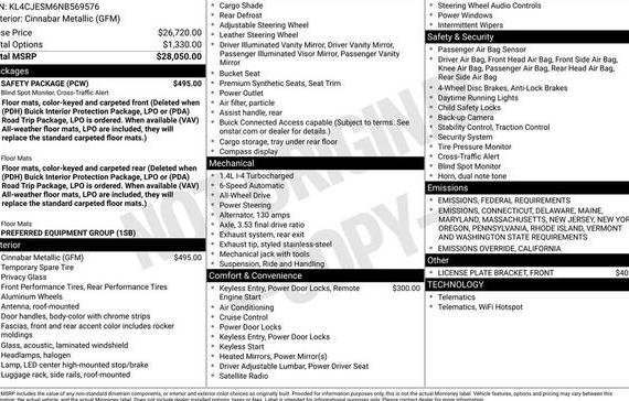 BUICK ENCORE 2022 KL4CJESM6NB569576 image BUICK ENCORE 2022 KL4CJESM6NB569576 image