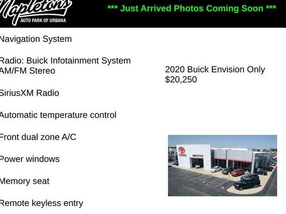 BUICK ENVISION 2020 LRBFXCSA2LD125090 image