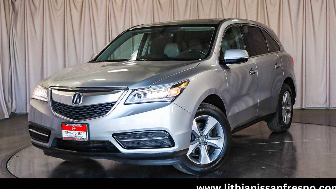 ACURA MDX 2016 5FRYD4H20GB024345 image