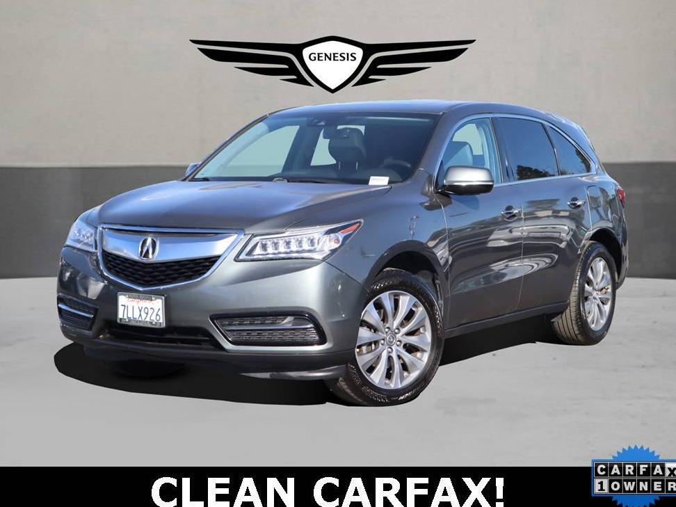 ACURA MDX 2016 5FRYD3H44GB005552 image