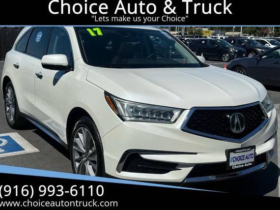 ACURA MDX 2017 5J8YD3H59HL001233 image