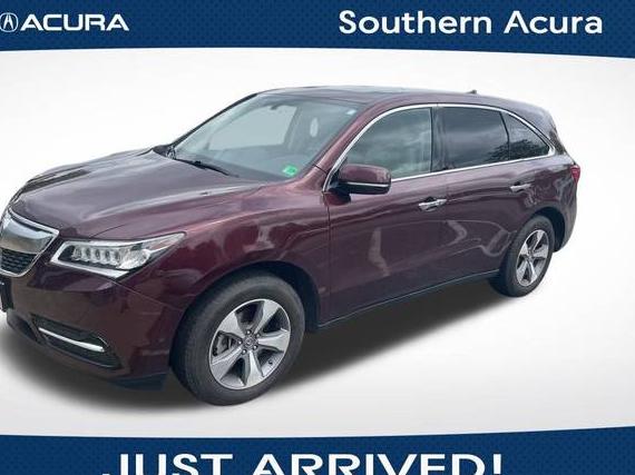 ACURA MDX 2014 5FRYD3H21EB001566 image