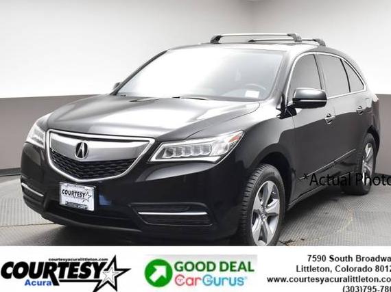 ACURA MDX 2015 5FRYD4H25FB014702 image
