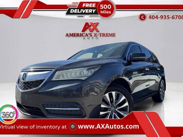 ACURA MDX 2015 5FRYD3H44FB001273 image