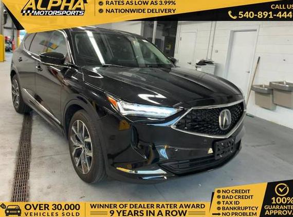 ACURA MDX 2022 5J8YD9H42NL007641 image