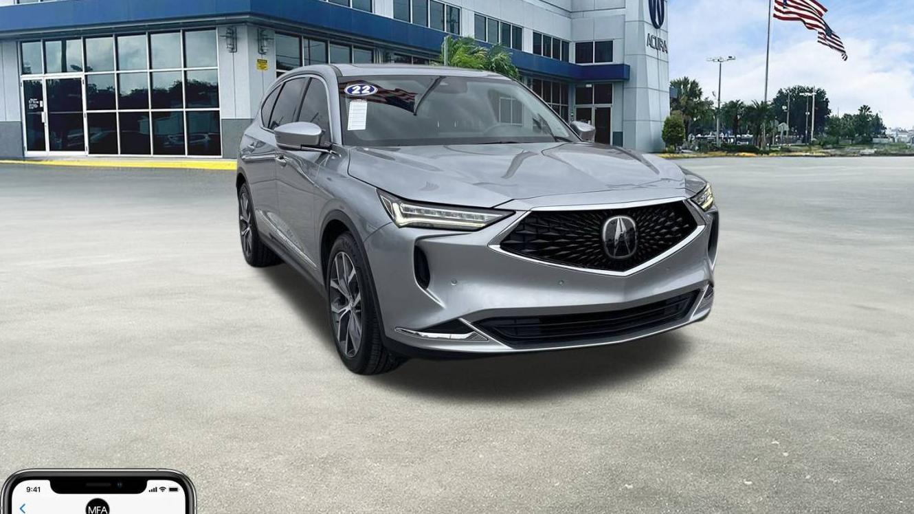 ACURA MDX 2022 5J8YD9H41NL004522 image