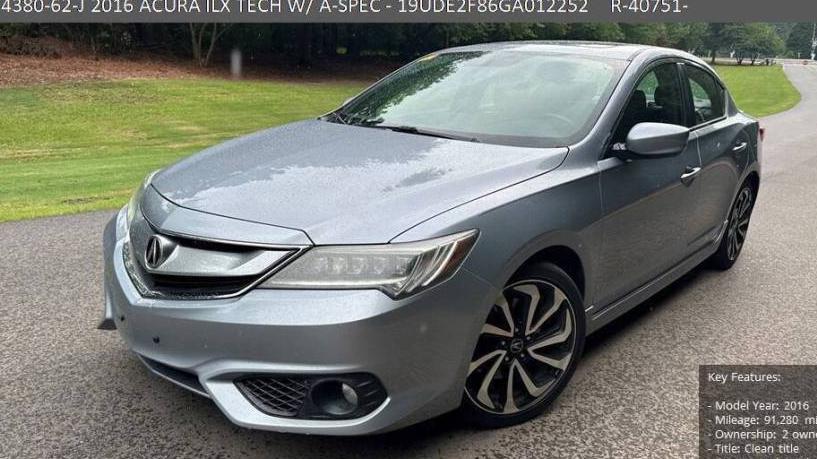 ACURA ILX 2016 19UDE2F86GA012252 image