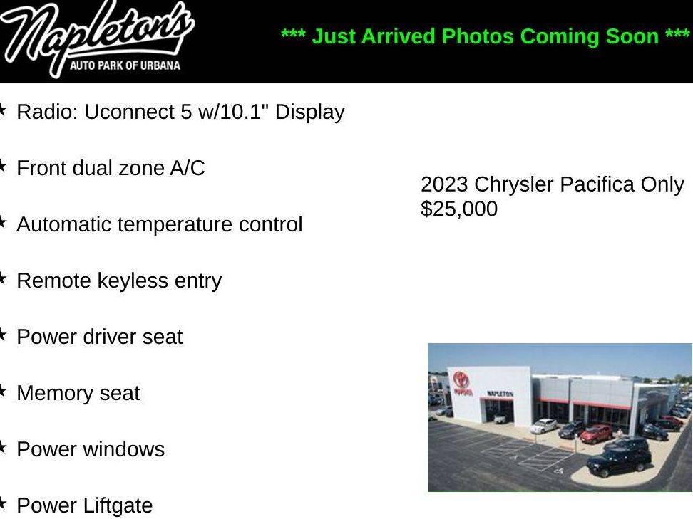 CHRYSLER PACIFICA 2023 2C4RC1BG3PR529506 image