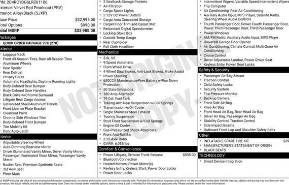CHRYSLER VOYAGER 2020 2C4RC1DG6LR261106 image