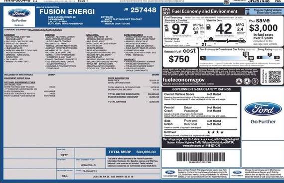 FORD FUSION 2018 3FA6P0PU3JR257448 image