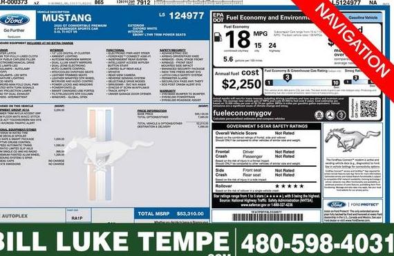 FORD MUSTANG 2020 1FATP8FF9L5124977 image FORD MUSTANG 2020 1FATP8FF9L5124977 image