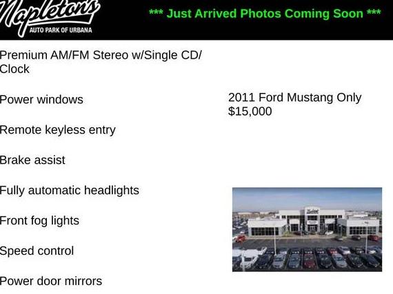 FORD MUSTANG 2011 1ZVBP8CF5B5124870 image