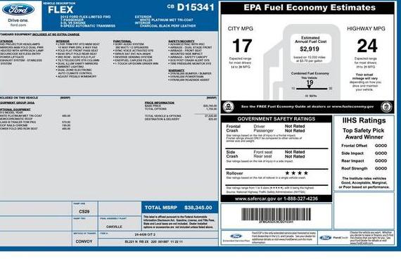FORD FLEX 2012 2FMGK5DC9CBD15341 image