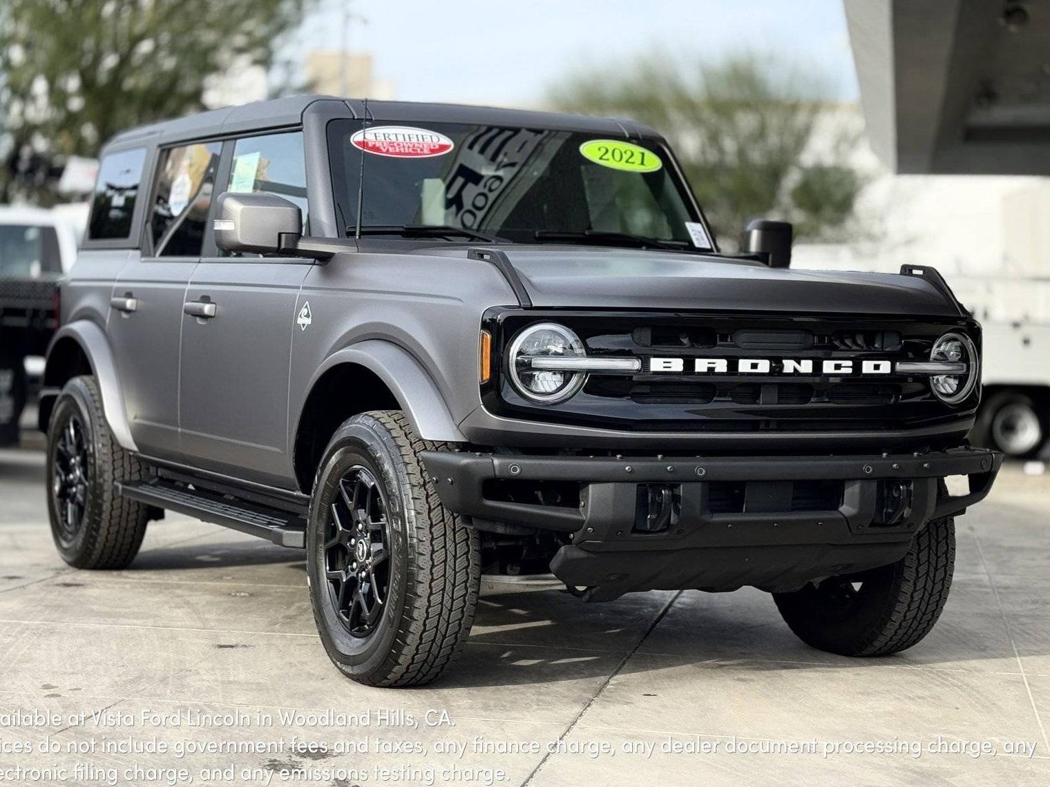 FORD BRONCO 2021 1FMEE5DP2MLA81482 image