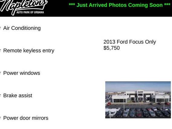 FORD FOCUS 2013 1FADP3E29DL332148 image