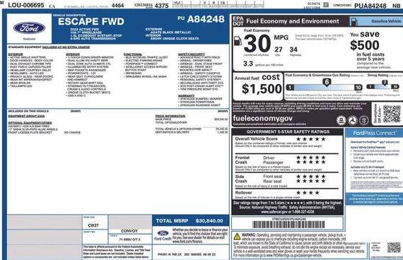 FORD ESCAPE 2023 1FMCU0GN1PUA84248 image