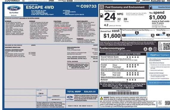 FORD ESCAPE 2019 1FMCU9GD4KUC09733 image FORD ESCAPE 2019 1FMCU9GD4KUC09733 image