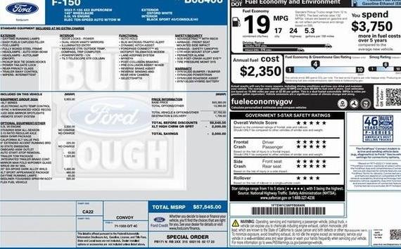 FORD F-150 2023 1FTEW1C56PFB08406 image