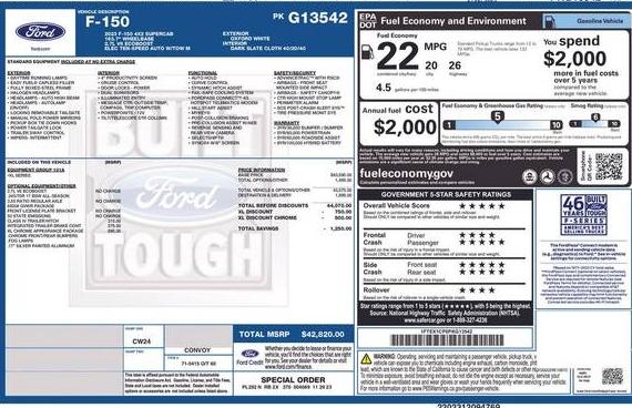FORD F-150 2023 1FTEX1CP0PKG13542 image