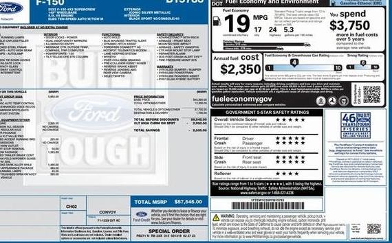 FORD F-150 2023 1FTEW1C55PFB15783 image