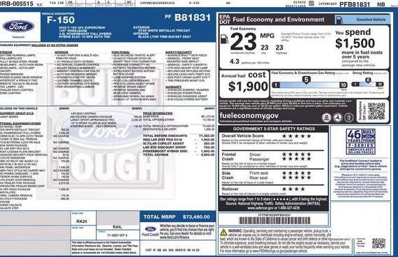 FORD F-150 2023 1FTFW1ED0PFB81831 image