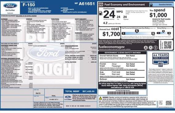 FORD F-150 2021 1FTFW1ED7MFA61651 image