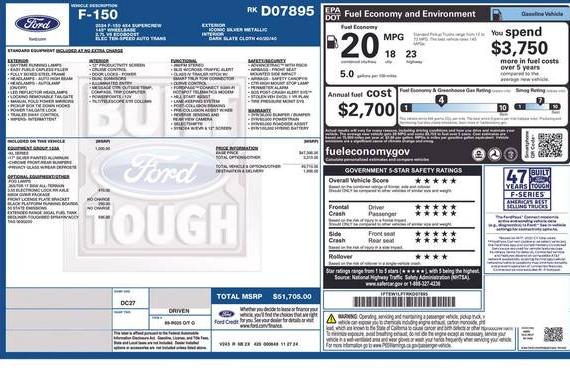 FORD F-150 2024 1FTEW1LP7RKD07895 image