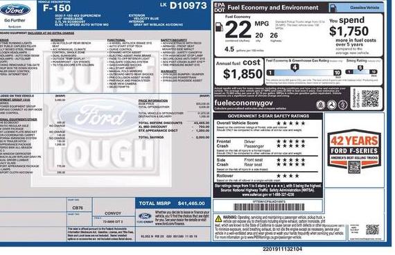 FORD F-150 2020 1FTEW1CP6LKD10973 image