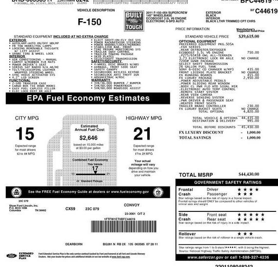 FORD F-150 2011 1FTFW1ET0BFC44619 image