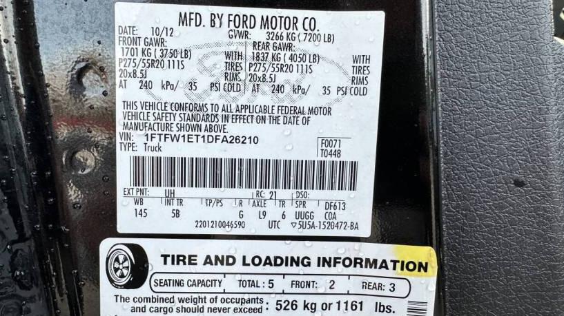 FORD F-150 2013 1FTFW1ET1DFA26210 image