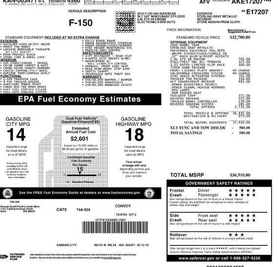 FORD F-150 2010 1FTFX1EV4AKE17207 image