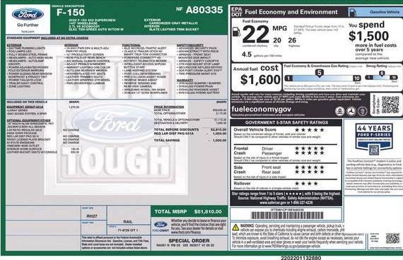 FORD F-150 2022 1FTEW1CP1NFA80335 image