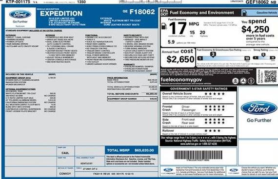 FORD EXPEDITION 2016 1FMJU2AT5GEF18062 image
