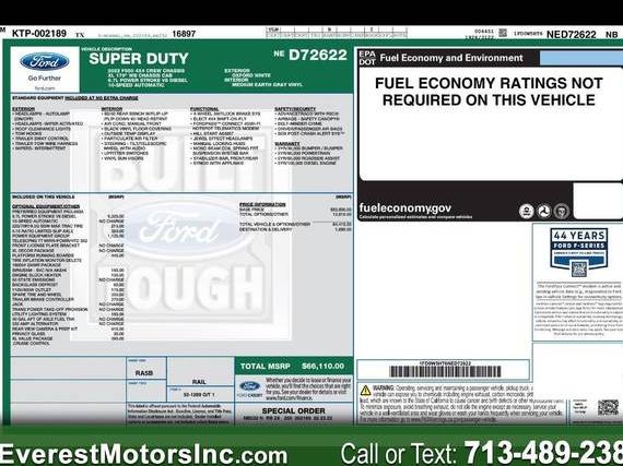 FORD F-550 2022 1FD0W5HT6NED72622 image